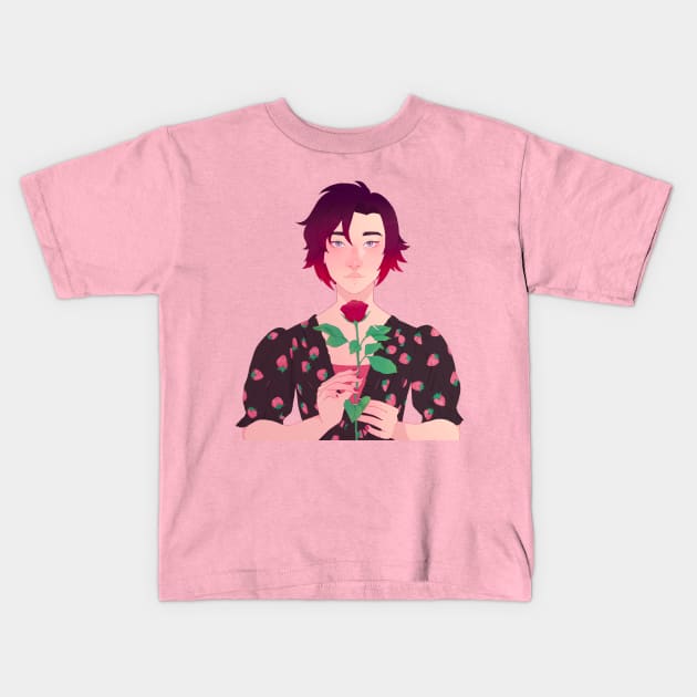 Ruby Rose Kids T-Shirt by Howelixir 